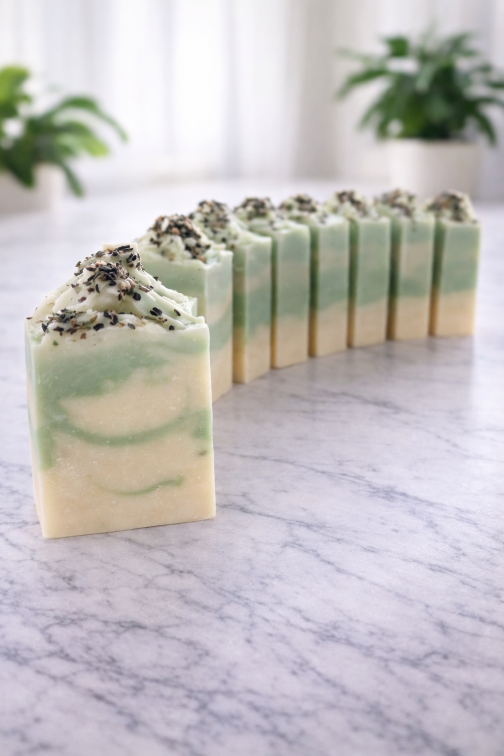 Handcrafted natural soap