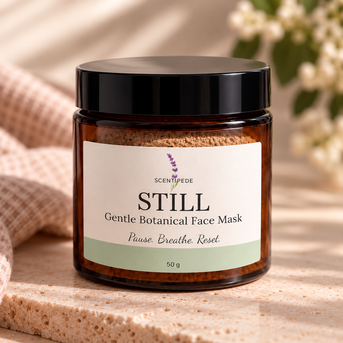STILL botanical face mask